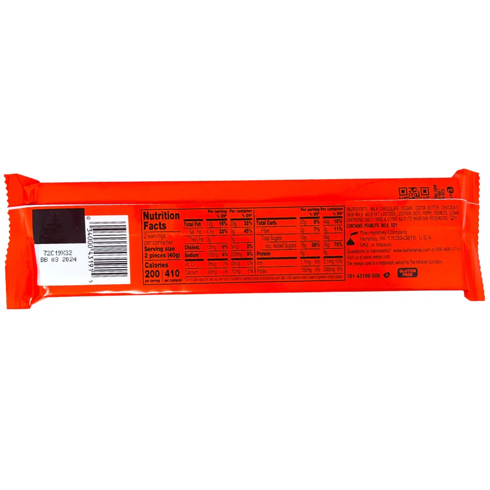 Reese's Crunchy Peanut Butter Cup King Size - 2.8oz - Image 2