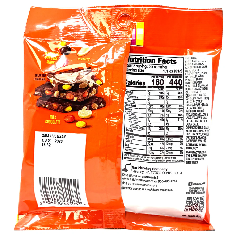 Reese's Pieces Chocolate Bark - 3.1oz - Image 2