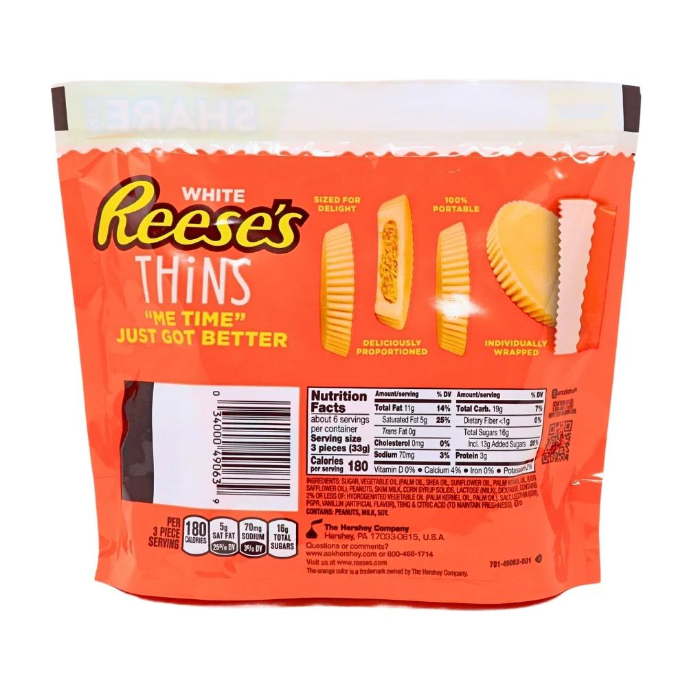 Reese's Thins White Creme Share Pack - 208g - Image 2
