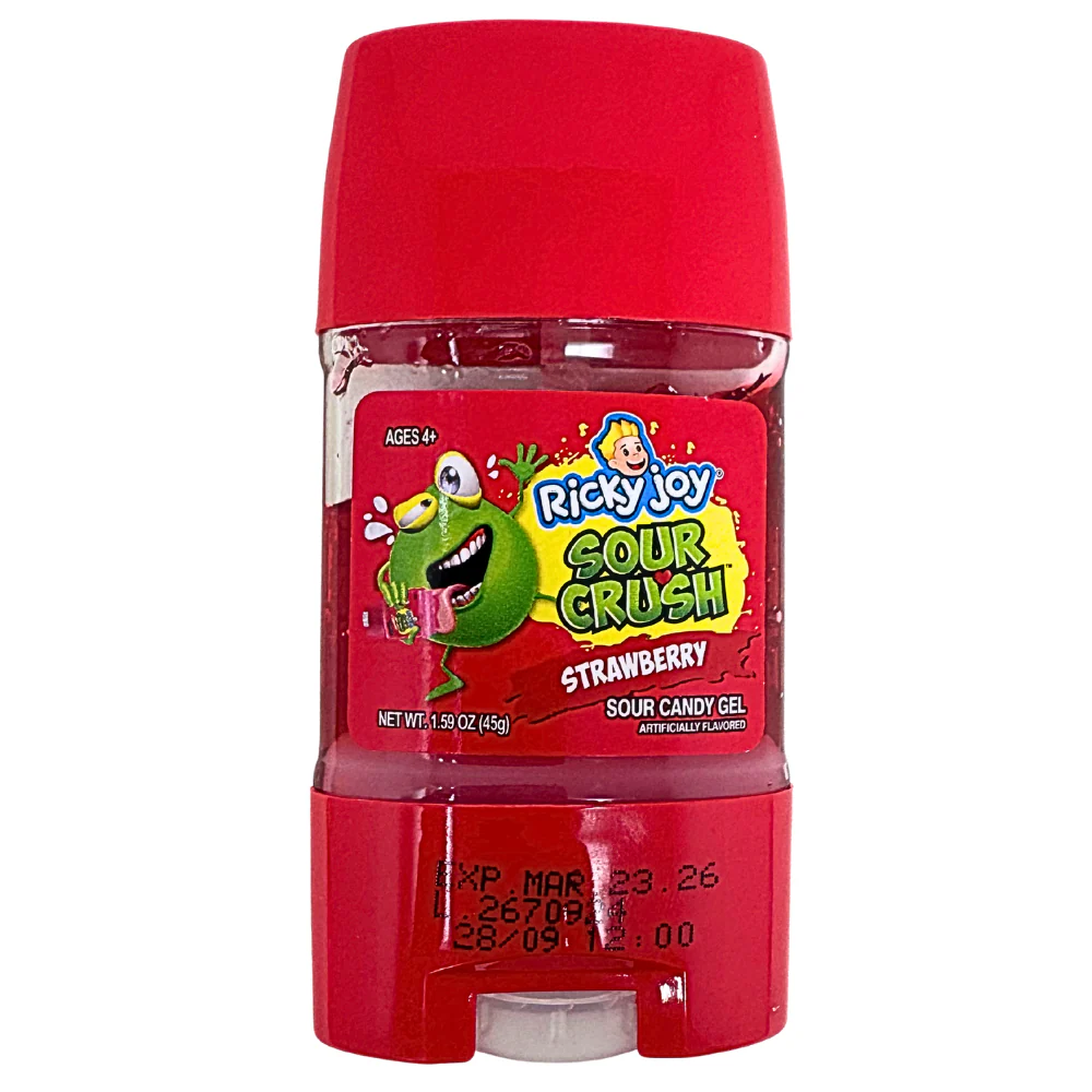 Ricky Joy Sour Crush Candy Gel Blue Raspberry/ Strawberry - 1.59oz - Image 4