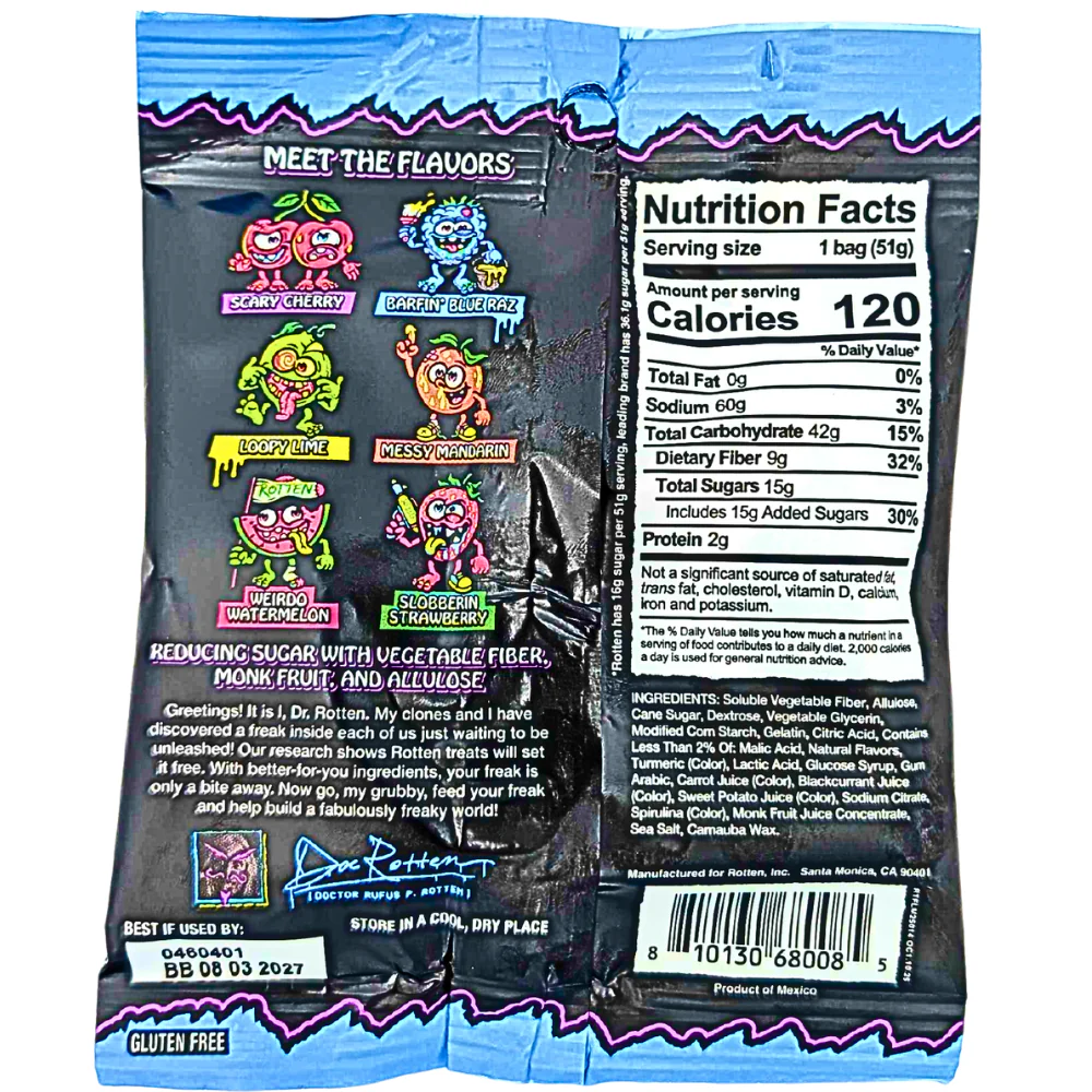 Rotten Original Gummy Cruncheez - 1.8oz - Image 2