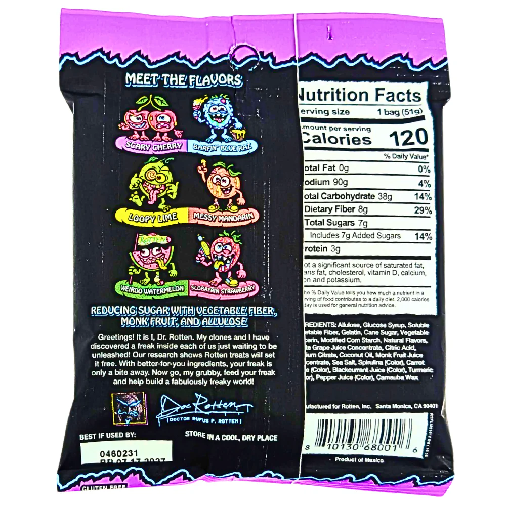 Rotten Original Gummy Worms - 1.8oz - Image 2