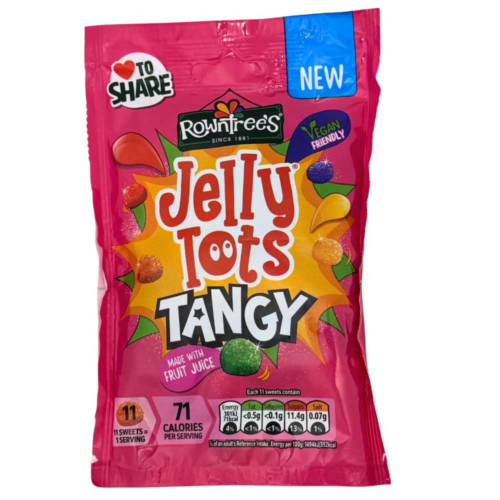 Rowntree's Jelly Tots Tangy (UK) - 140g