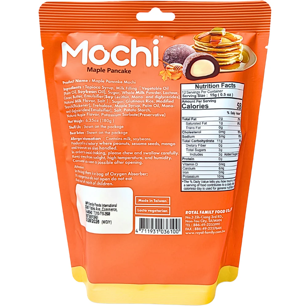 Royal Family Mochi Maple Pancake - 180g - Image 2