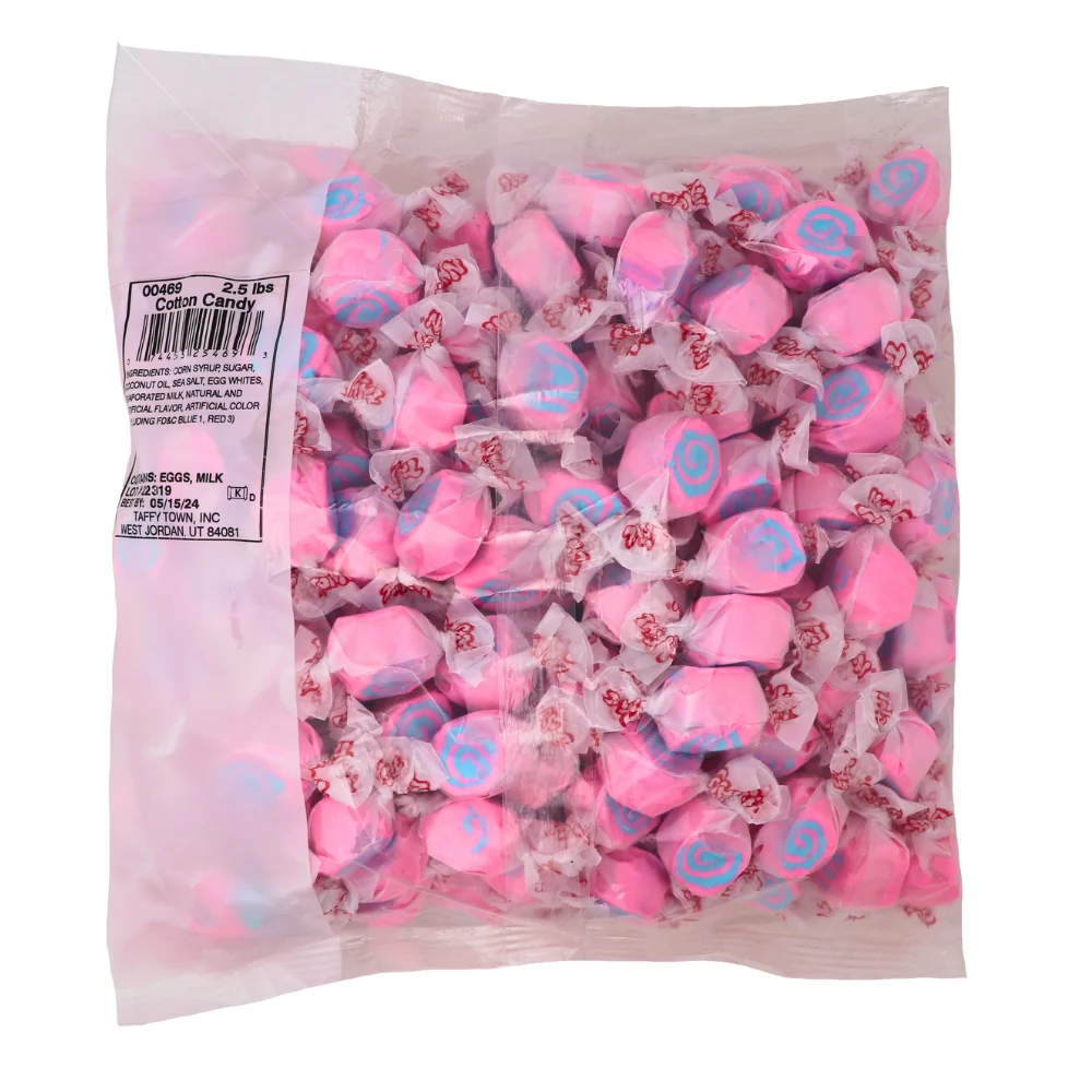 Salt Water Taffy - Cotton Candy - 2.5lb - Image 2