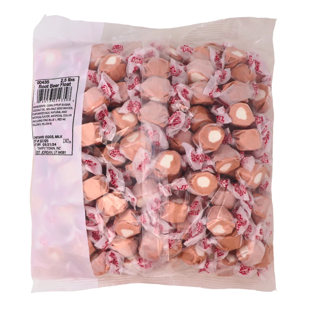 Salt Water Taffy Root Beer Float 2.5 lbs. - 1 Bag - Image 2