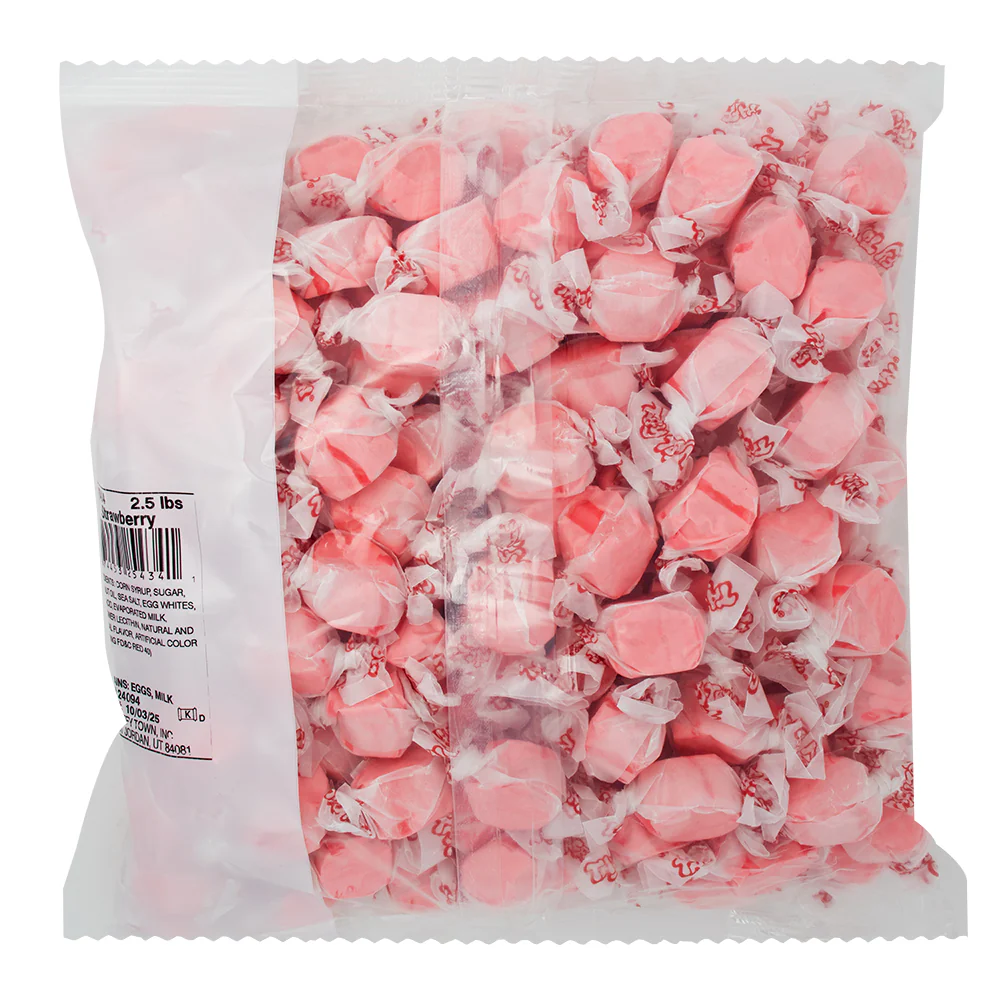 Salt Water Taffy Strawberry - 2.5lb - Image 2