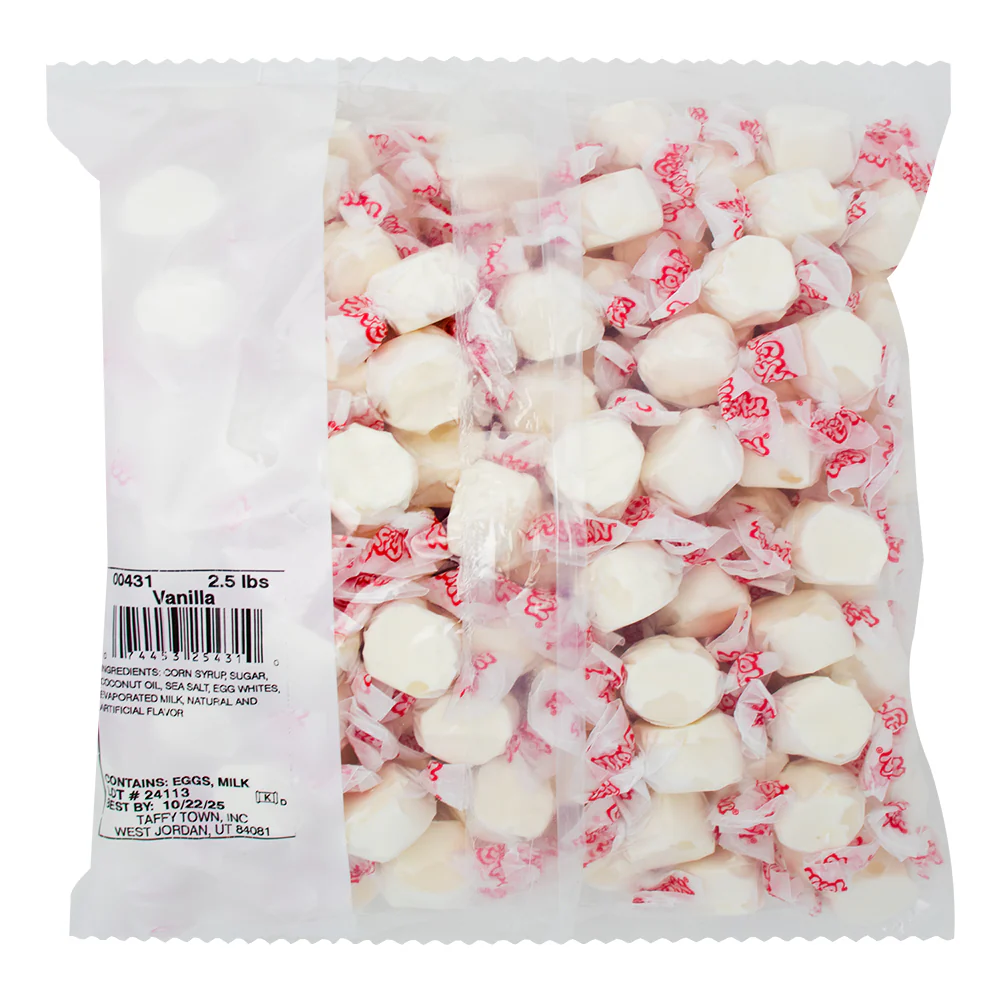 Salt Water Taffy Vanilla - 2.5lbs - Image 2