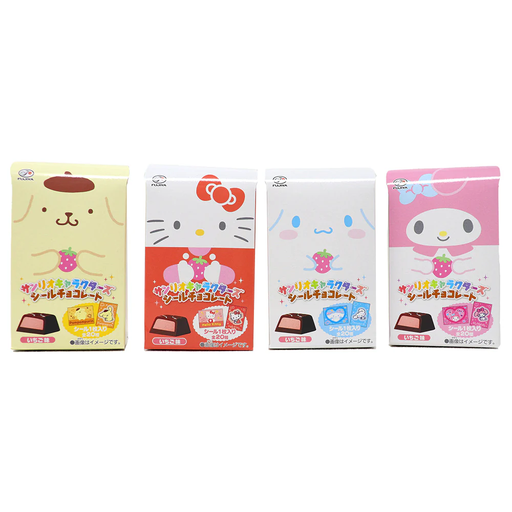 Sanrio Characters Strawberry Chocolate with Sickers (Japan) - Image 2