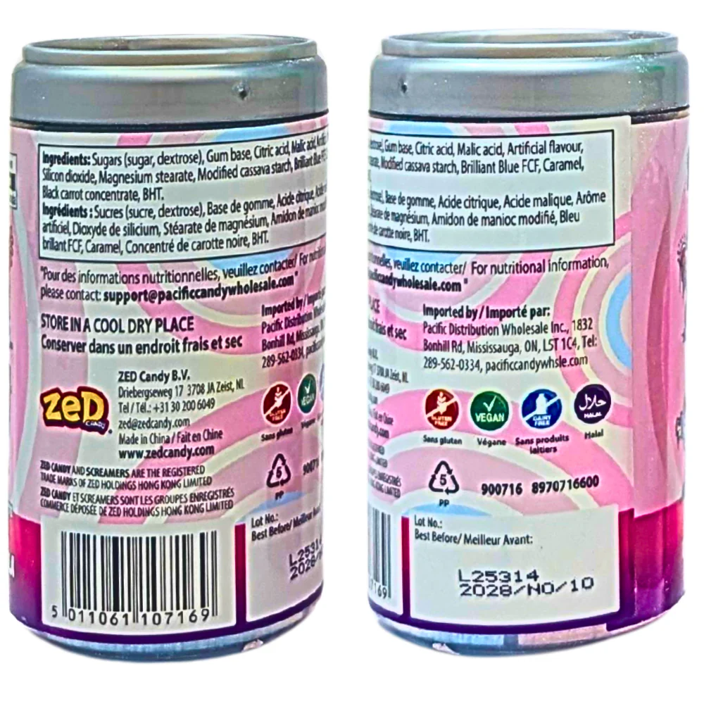 Screamers Chug & Blo Gum Powder 3 Flavors - 55g - Image 2