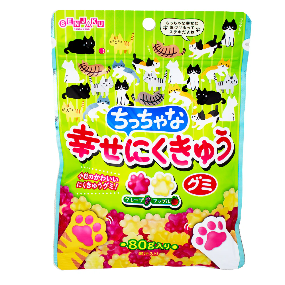 Senjakuame Cat Paw Gummy (Japan) - 80g