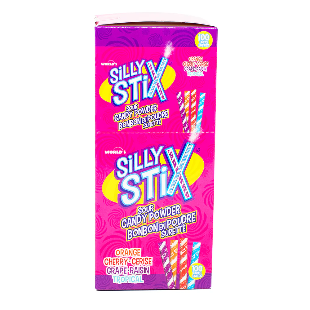 Silly Stix Sour Powder Straws 100ct - 186g - Image 4
