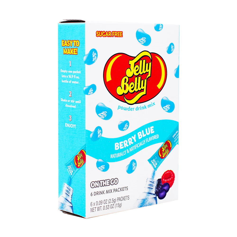 Jelly Belly Berry Blue Singles to Go - Image 2