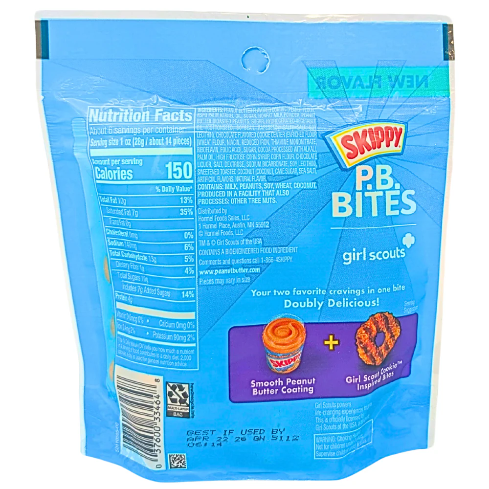 Skippy Girl Scouts Coconut Caramel P.B. Bites - 5.5oz - Image 2