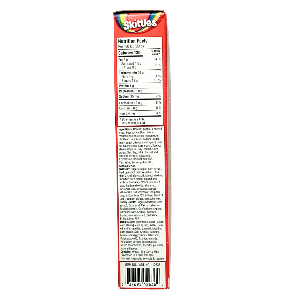 Skittles Mini Confetti Cookie House Kit - 198g - Image 2