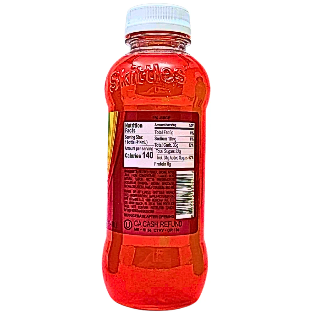 Skittles Strawberry Drink - 414mL - Image 2