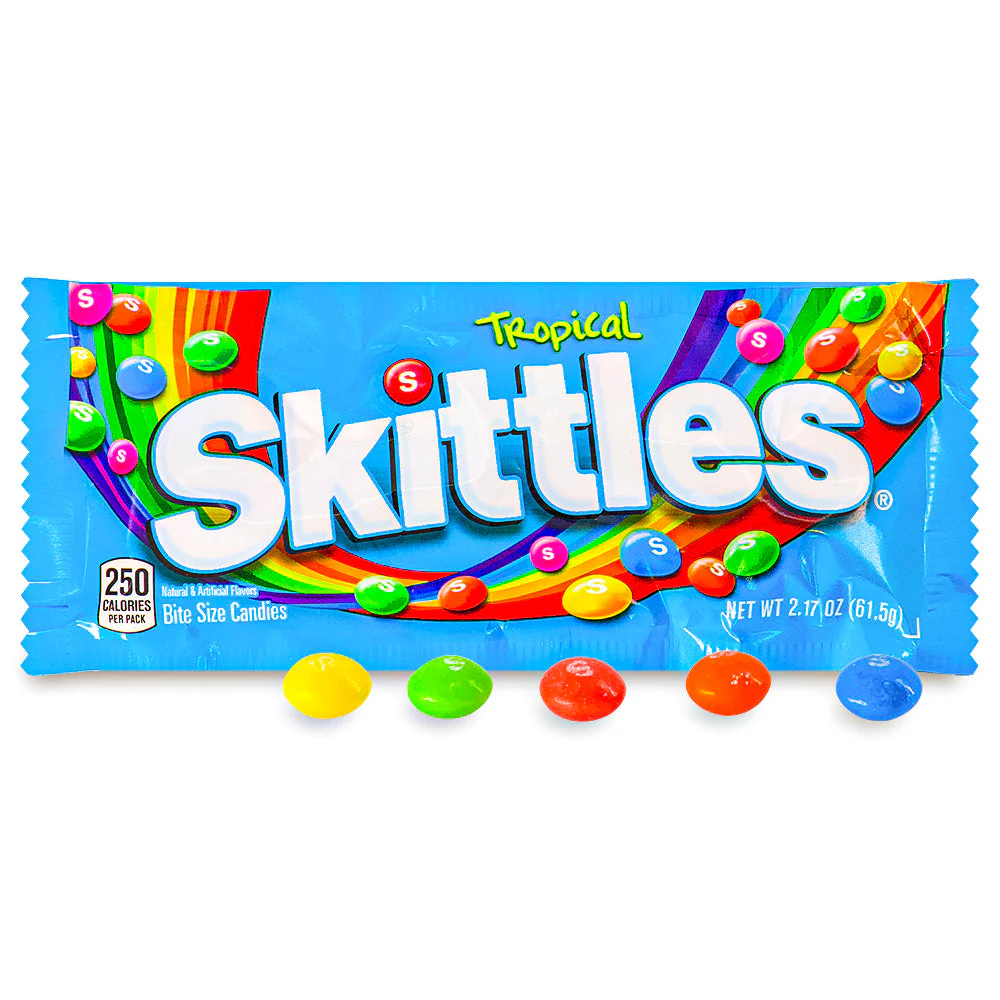 Skittles Tropical Candies - 61.5g