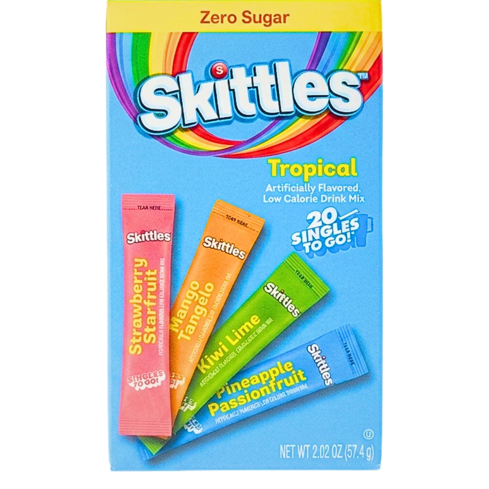 Skittles Tropical Variety Pack - 20 Singles To Go