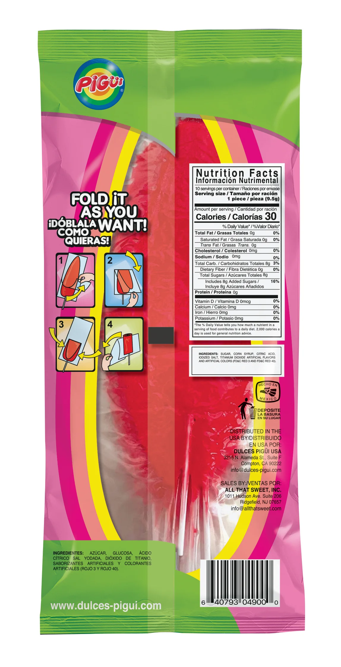 Slaps Pink Lemonade Lollipops - 95g - Image 2