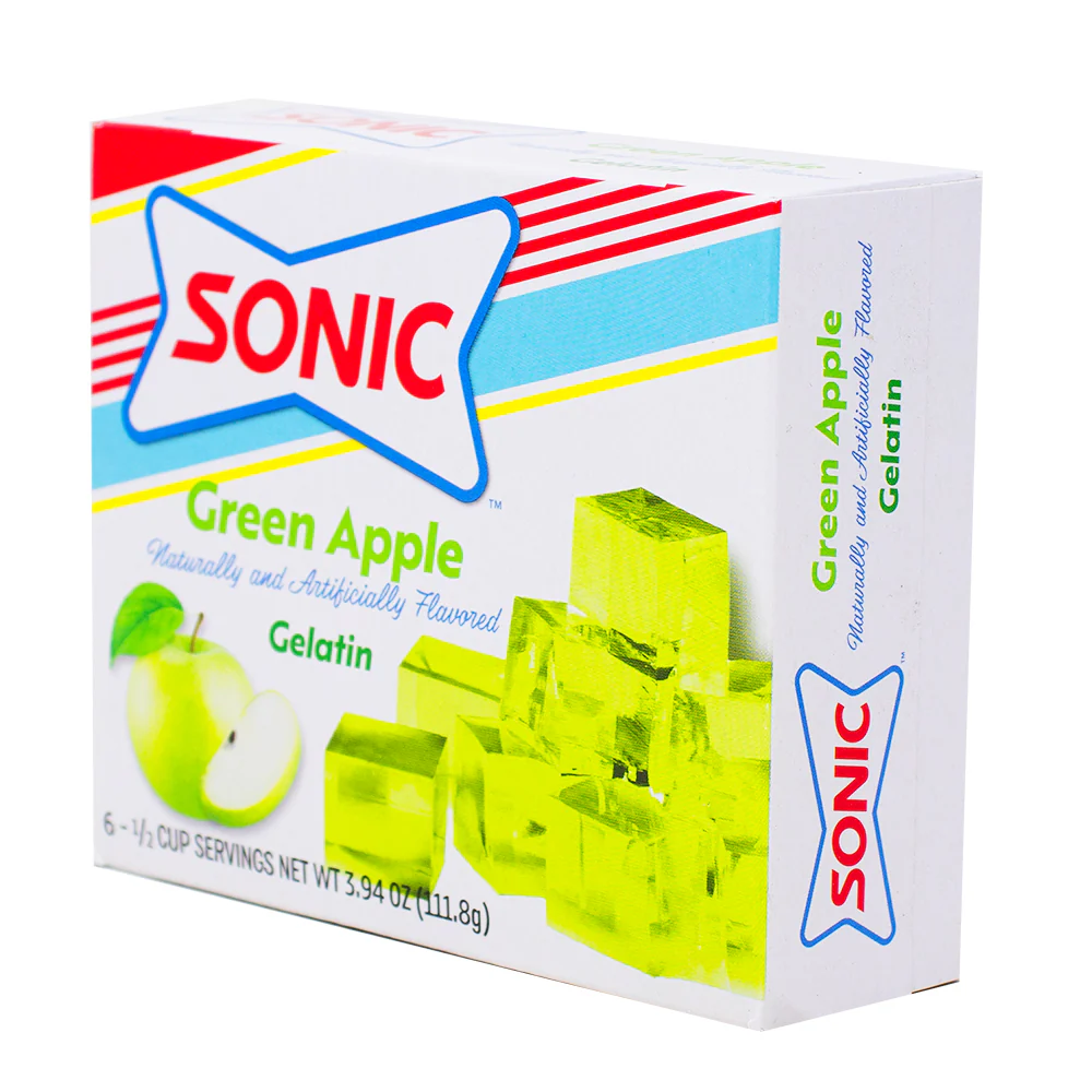 Sonic Gelatin Green Apple - 3.94oz - Image 2