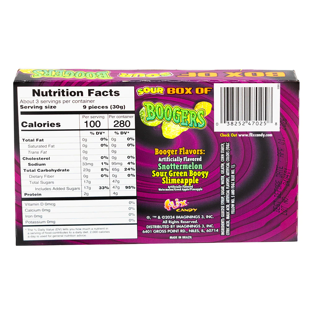 Sour Box of Boogers - 3.25oz - Image 3