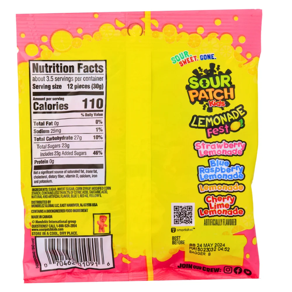 Sour Patch Kids - Lemonade Fest 3.56oz - Image 2