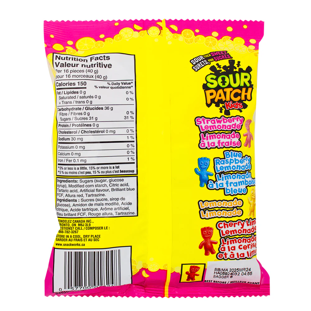 Sour Patch Kids Lemonade - 5.29oz - Image 2