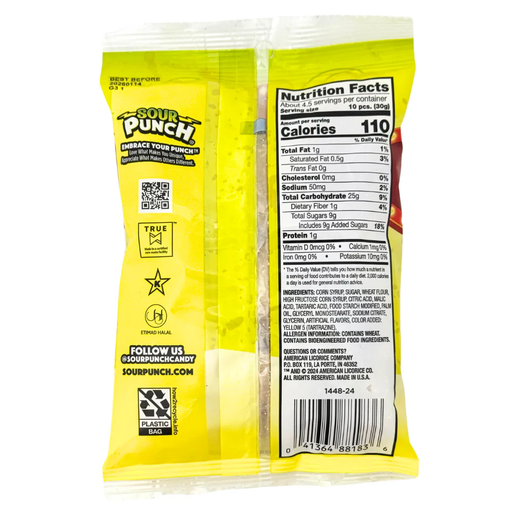 Sour Punch Bites Banana Roulette - 5oz - Image 2