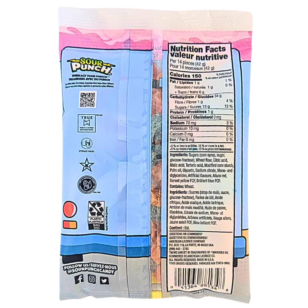 Sour Punch Ice Cream Truck Bites - 105g - Image 2