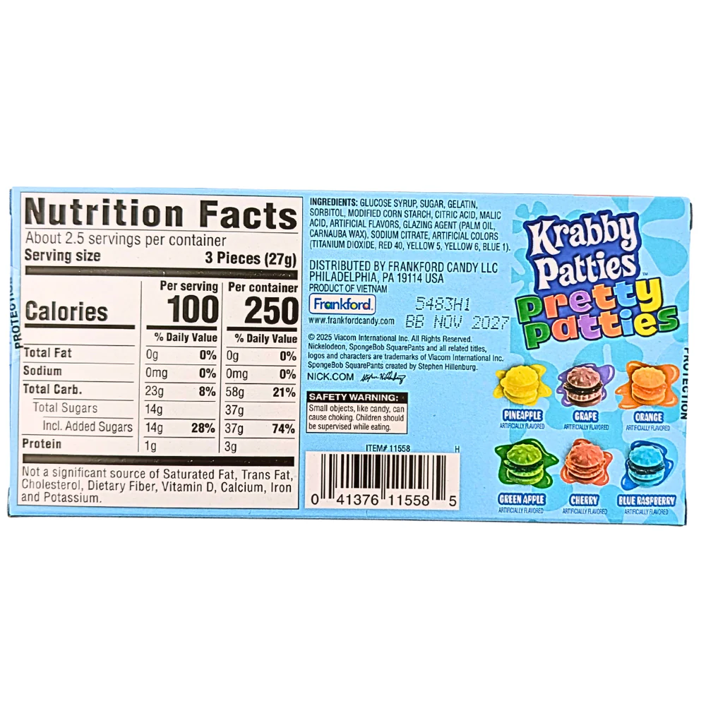 SpongeBob Gummy Krabby Patties Colors Theater Box - Image 3