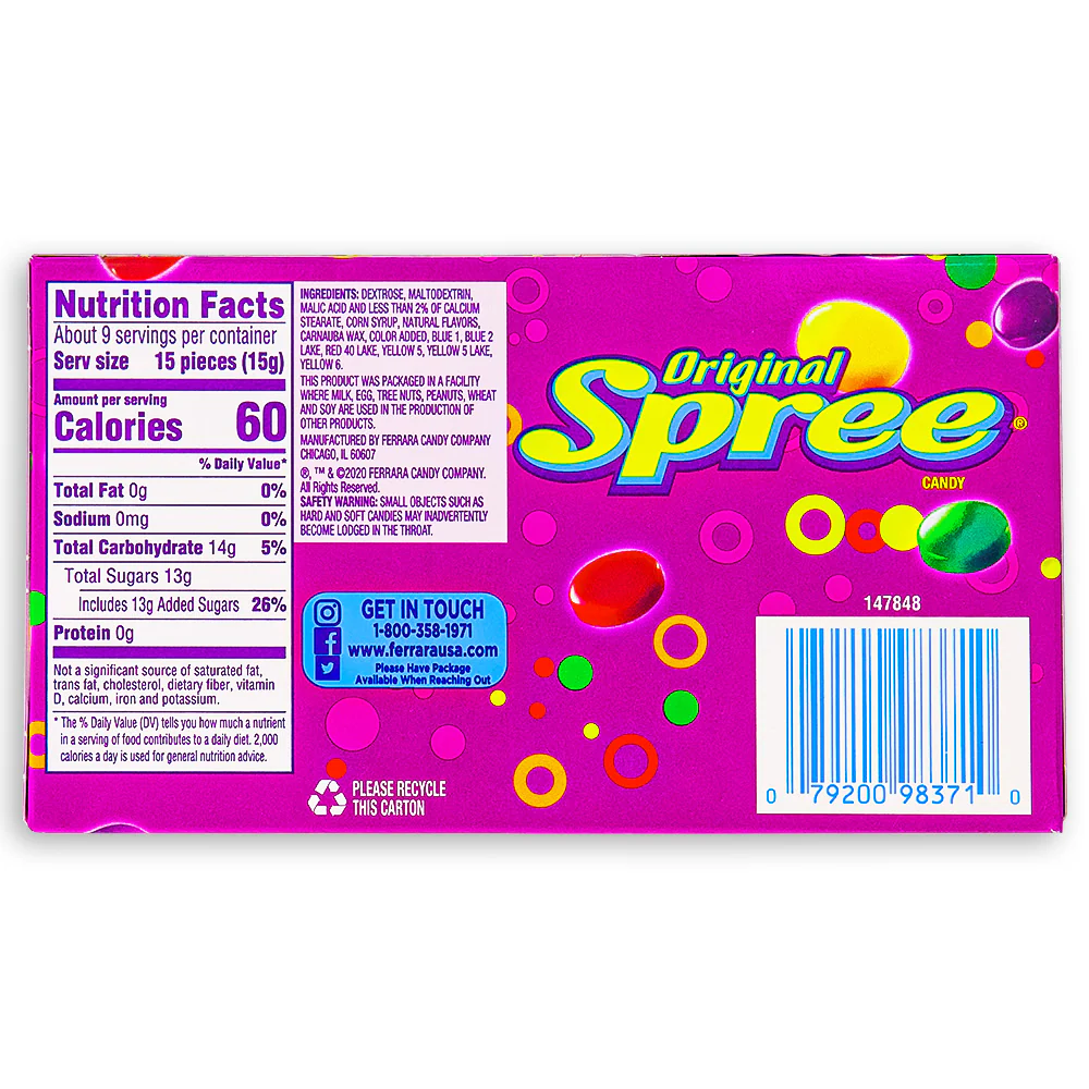 Original Spree Candy Theater Pack - 5oz - Image 3