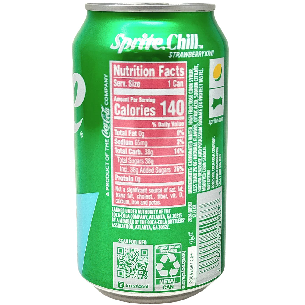 Sprite Chill Strawberry Kiwi - 355mL - Image 2