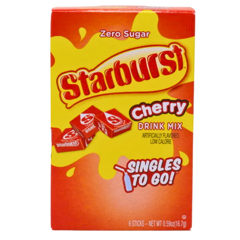 Starburst Singles To Go Drink Mix - Cherry - 16.7g - Image 2
