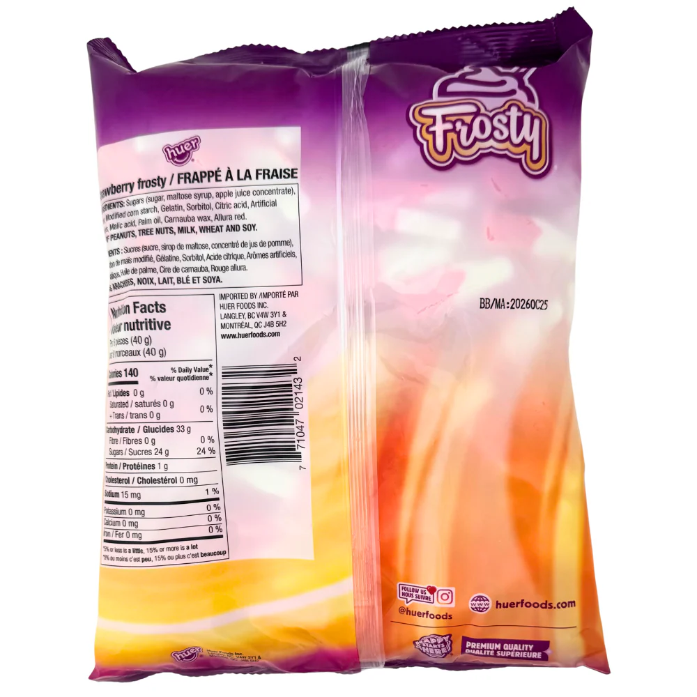 Huer Strawberry Frosty Bottles - 1kg - Image 2