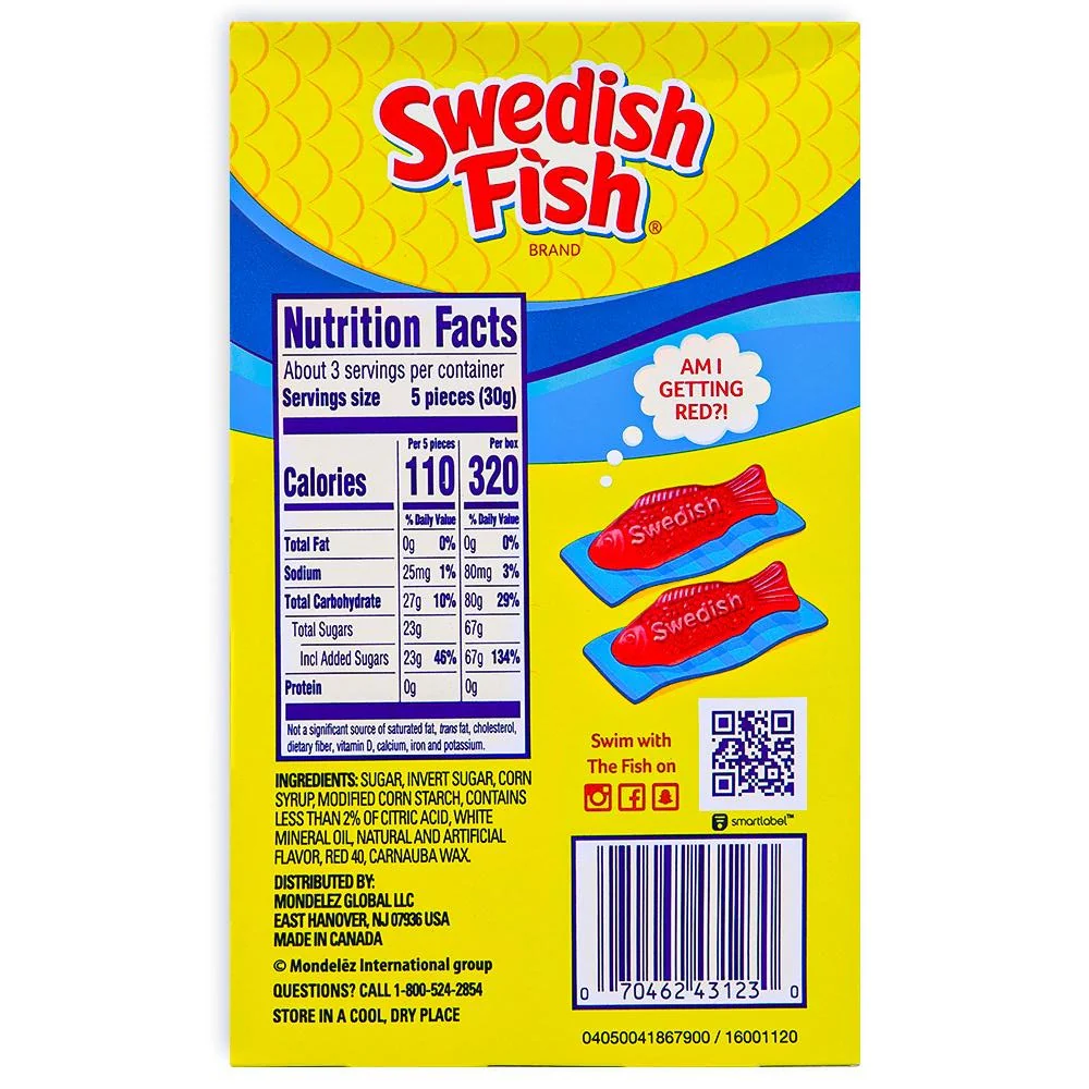 Swedish Fish Red Candy Theatre Pack - 3.1oz - Image 3