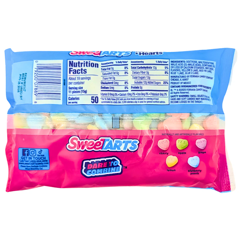 Sweetarts Conversation Hearts - 10oz - Image 2
