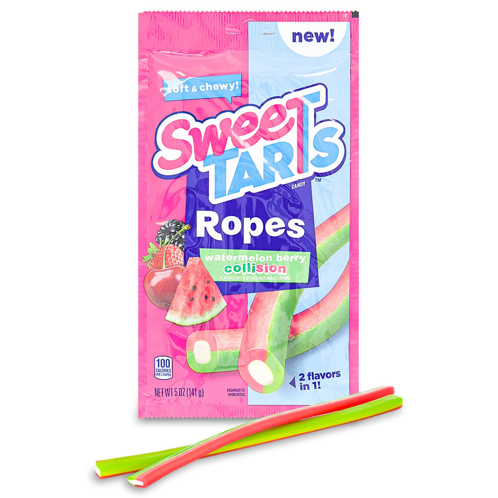 Sweetarts Ropes Watermelon Berry Collision - 5oz