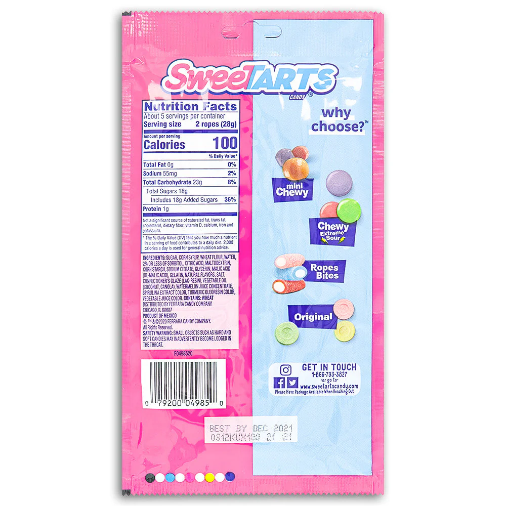 Sweetarts Ropes Watermelon Berry Collision - 5oz - Image 3
