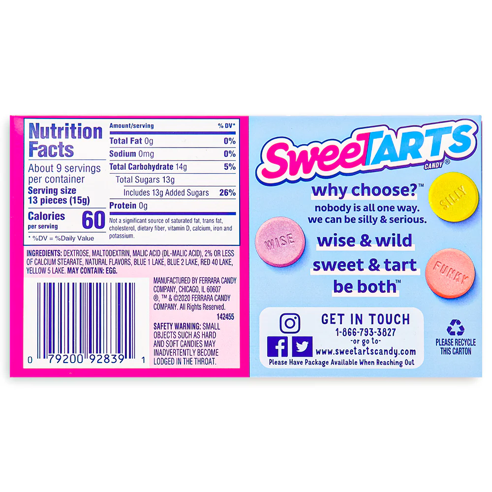 Sweetarts Original Theatre Pack - 5oz - Image 3