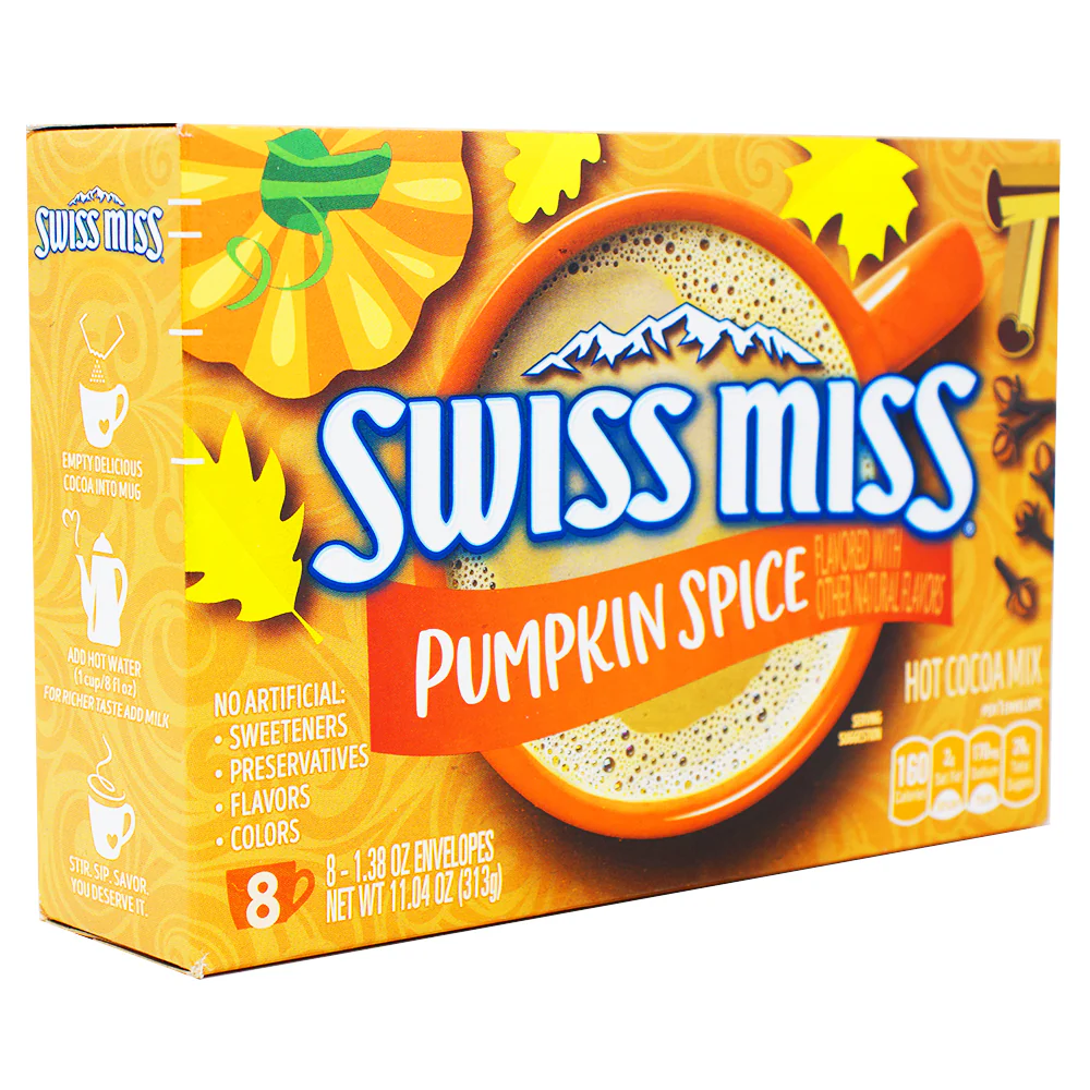 Swiss Miss Hot Cocoa Pumpkin Spice 8pk - 11oz - Image 2