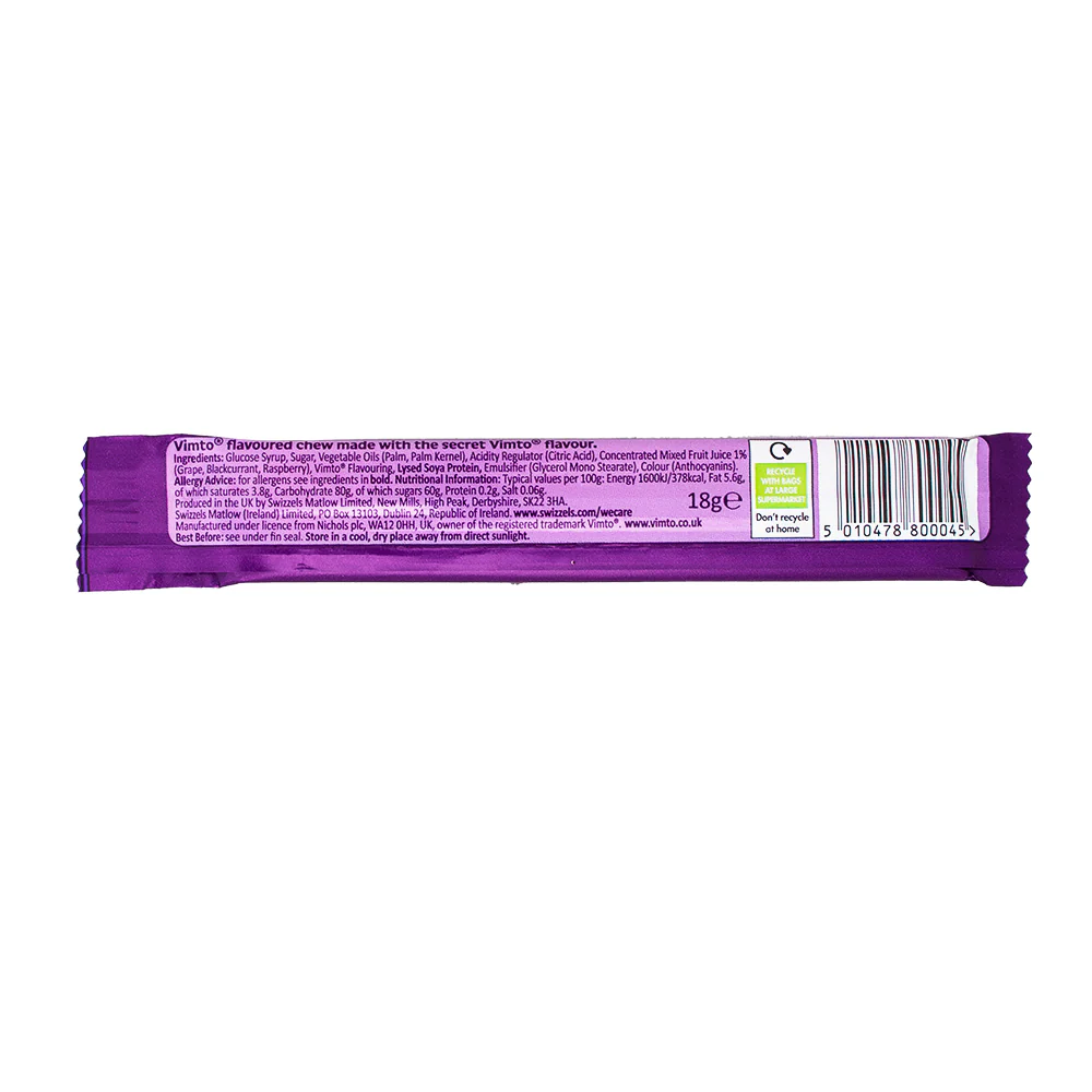 Swizzel's Vimto Chew Bar (UK) - 18g - Image 2