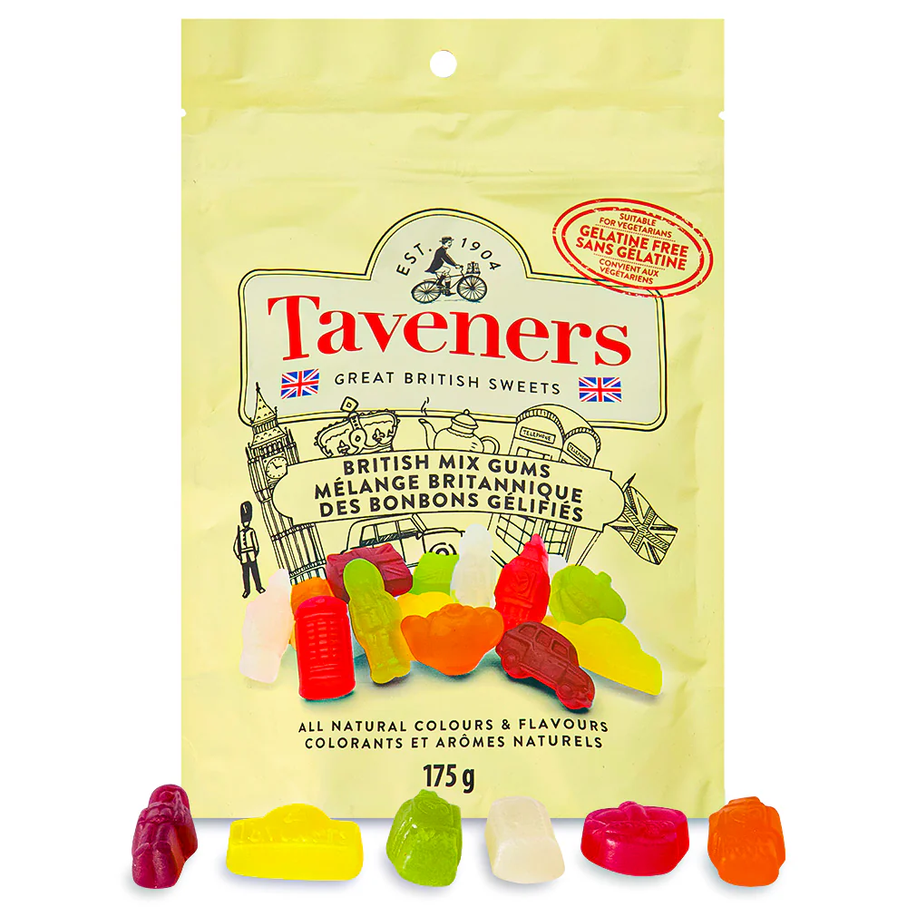 Taveners British Mix Gums - 175g