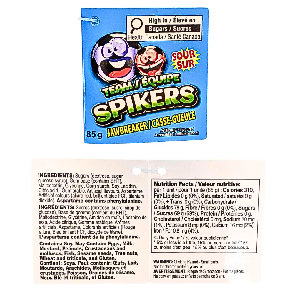 Team Spikers Sour Jawbreaker - 85g - Image 3