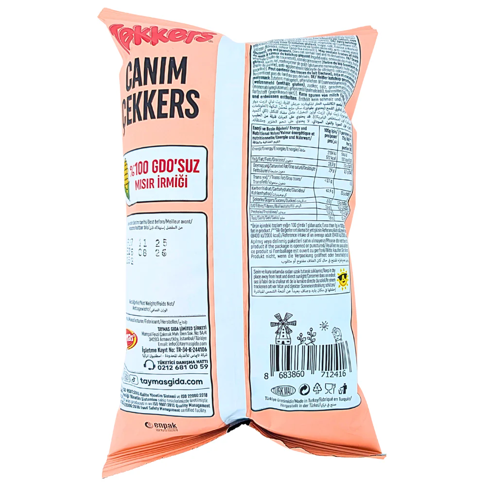 Tekkers Spicy Ketchup Corn Puffs (Turkey) - 35g - Image 2