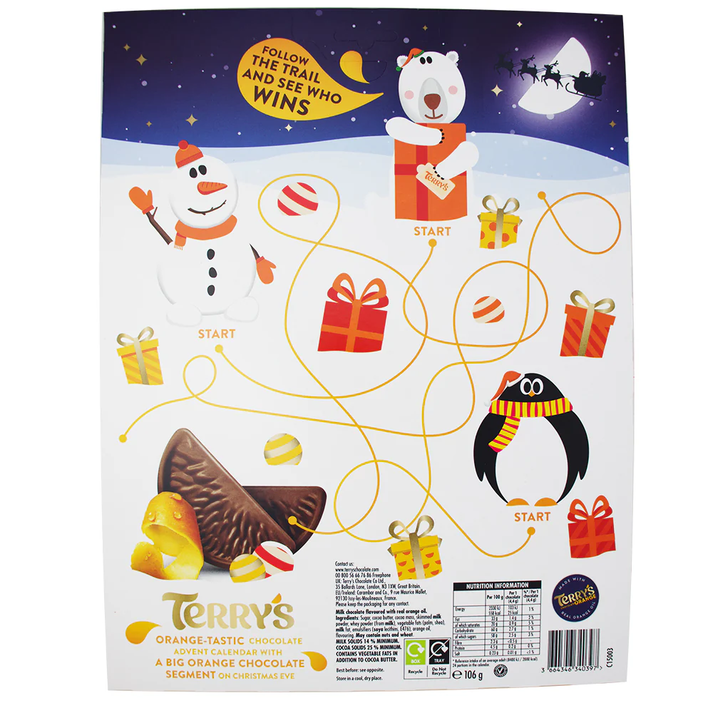 Terry's Chocolate Orange Advent Calendar - 160g - Image 2