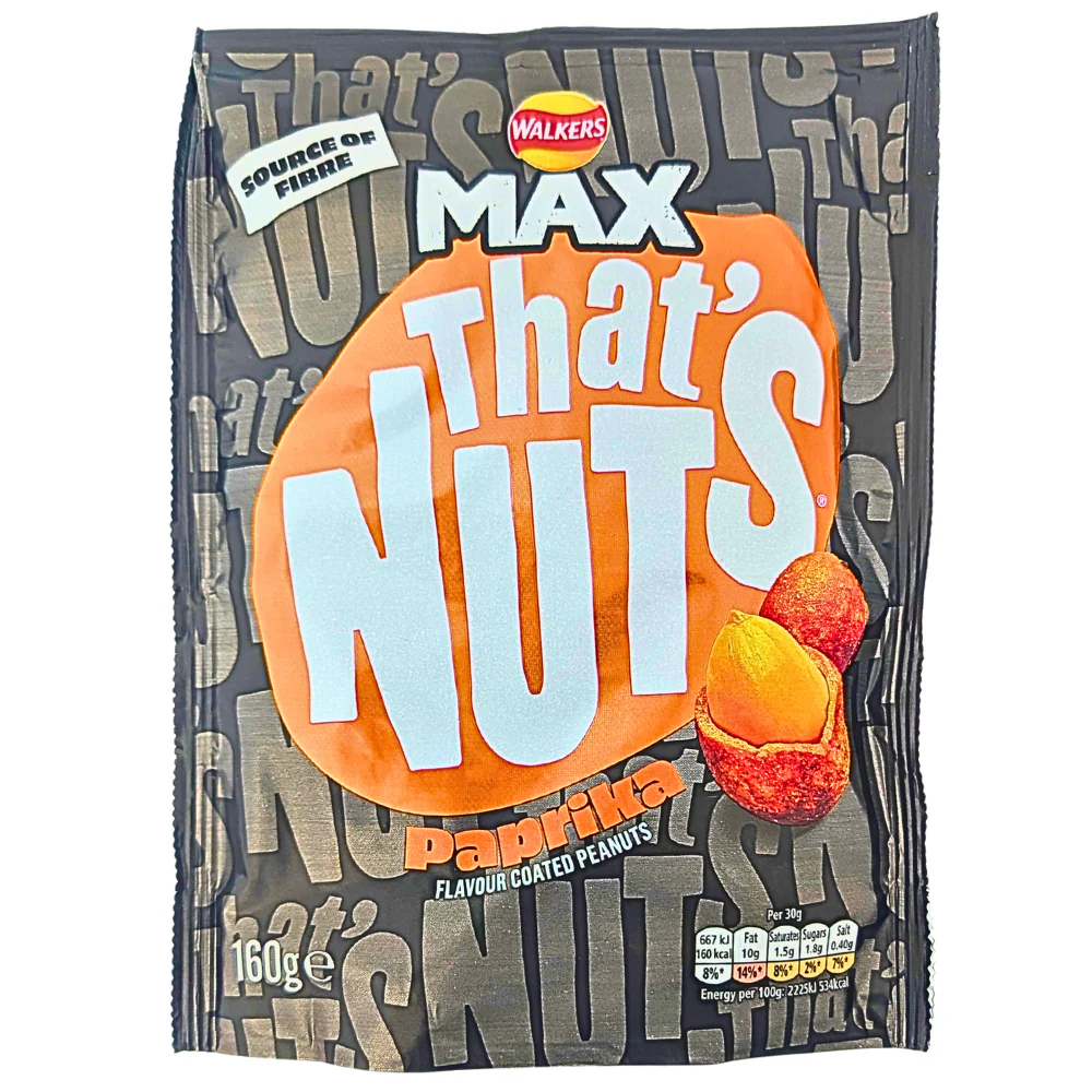 That's Nuts Max Paprika (UK) - 160g *BB Aug 01 2026*