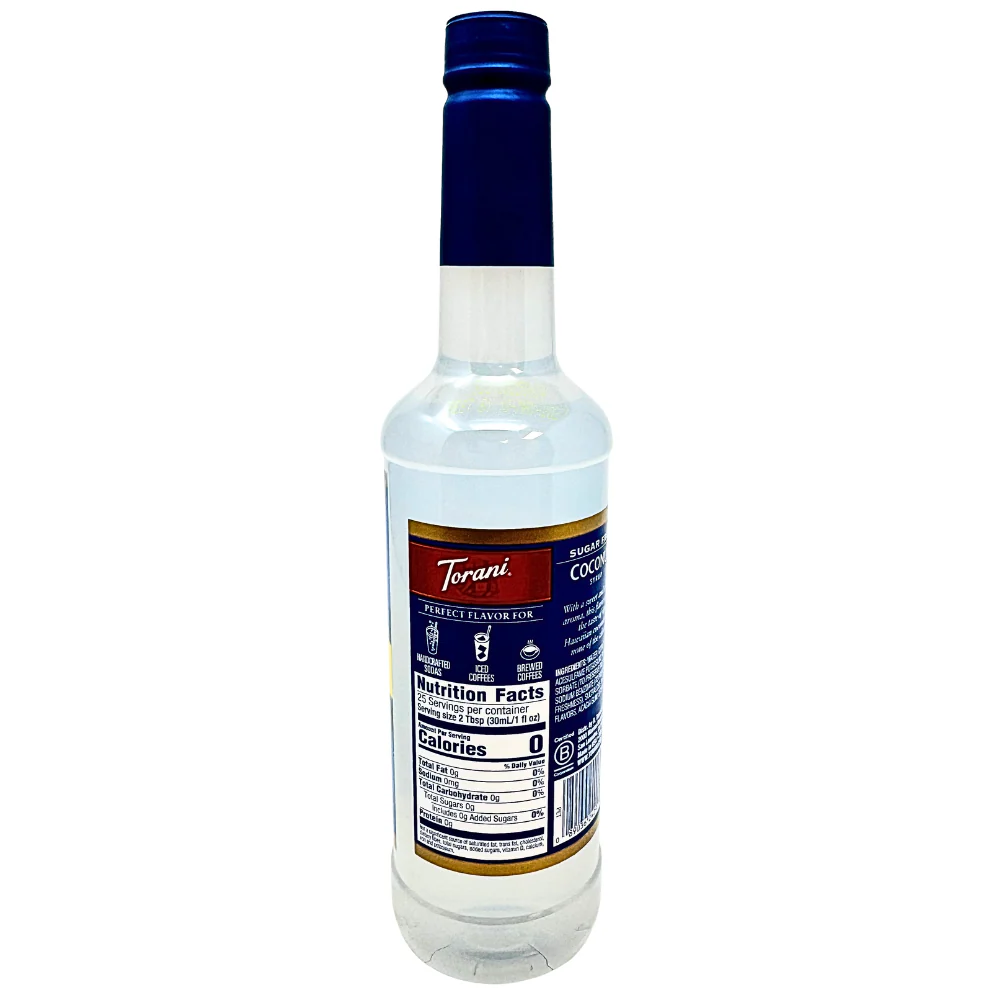 Torani Sugar Free Coconut Syrup - 750mL - Image 2
