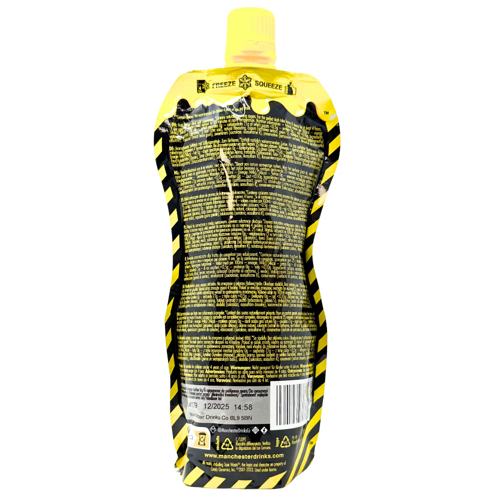 Toxic Waste Apple Slushy Pouch - 250ml - Image 2