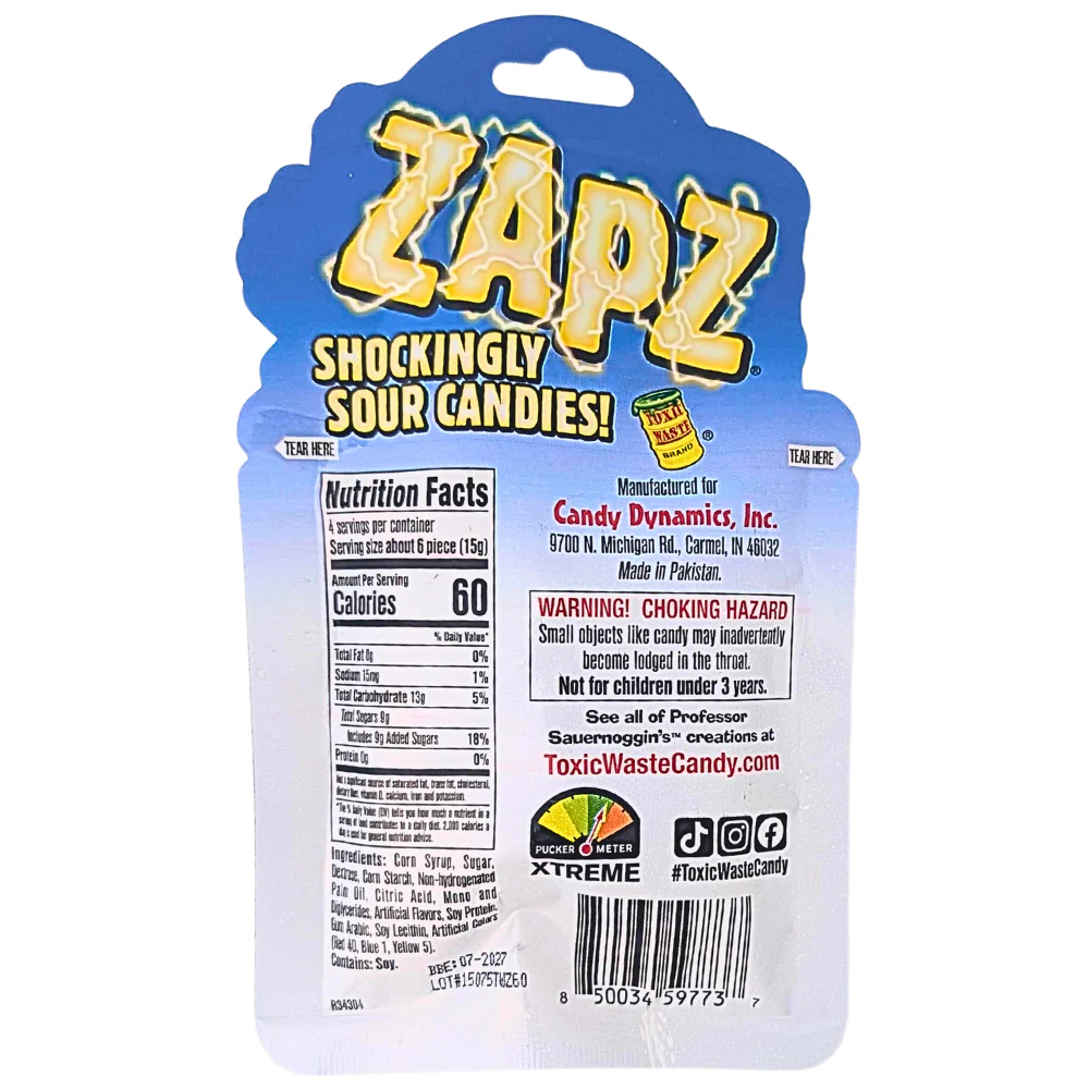 Toxic Waste ZAPZ - 60g - Image 2