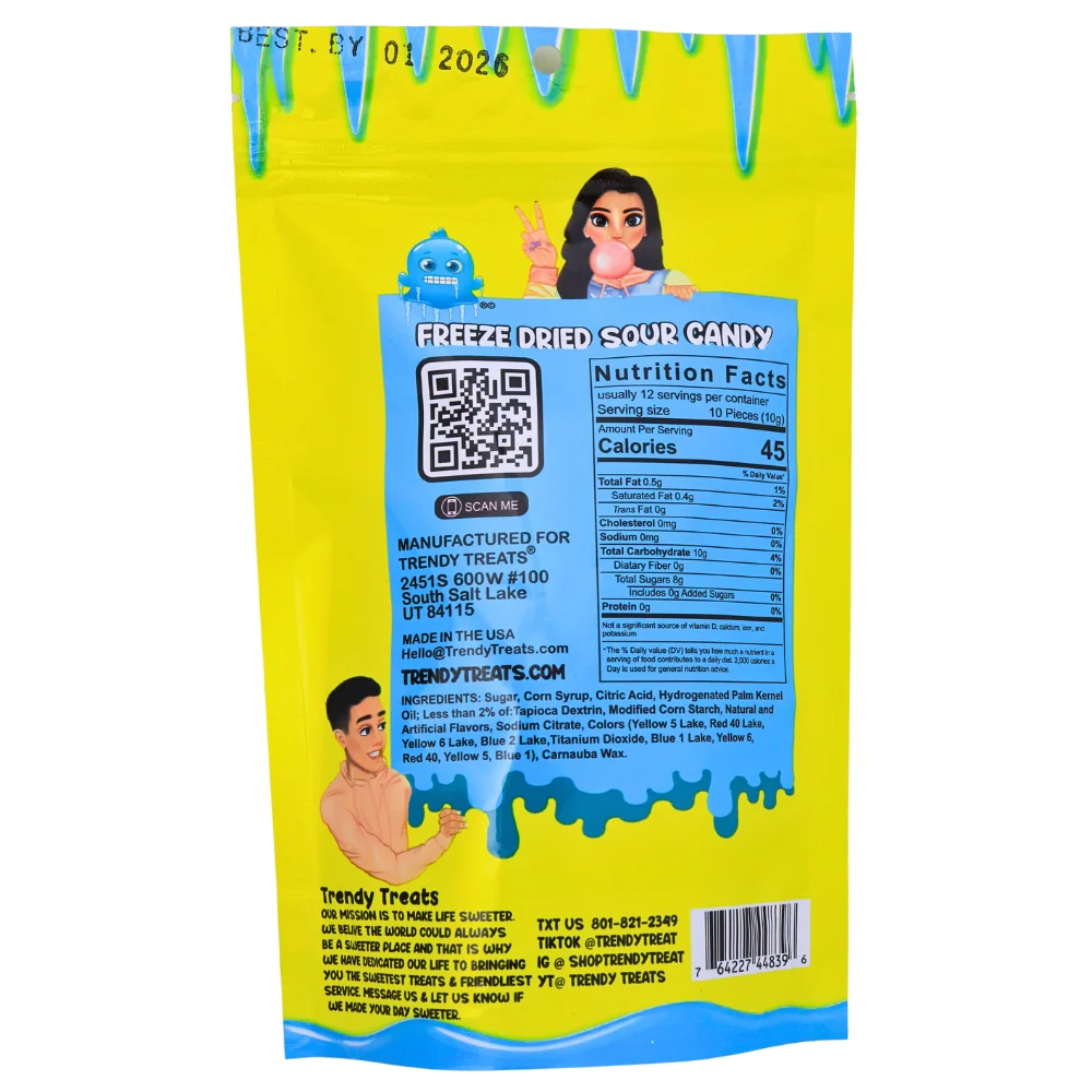 Trendy Treats Freeze Dried Skittles Sour - 4oz - Image 2